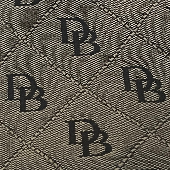 Authenticated DOONEY BOURKE HANDBAG with DB motif in Classic Canvass and Leather - Picture 2 of 7